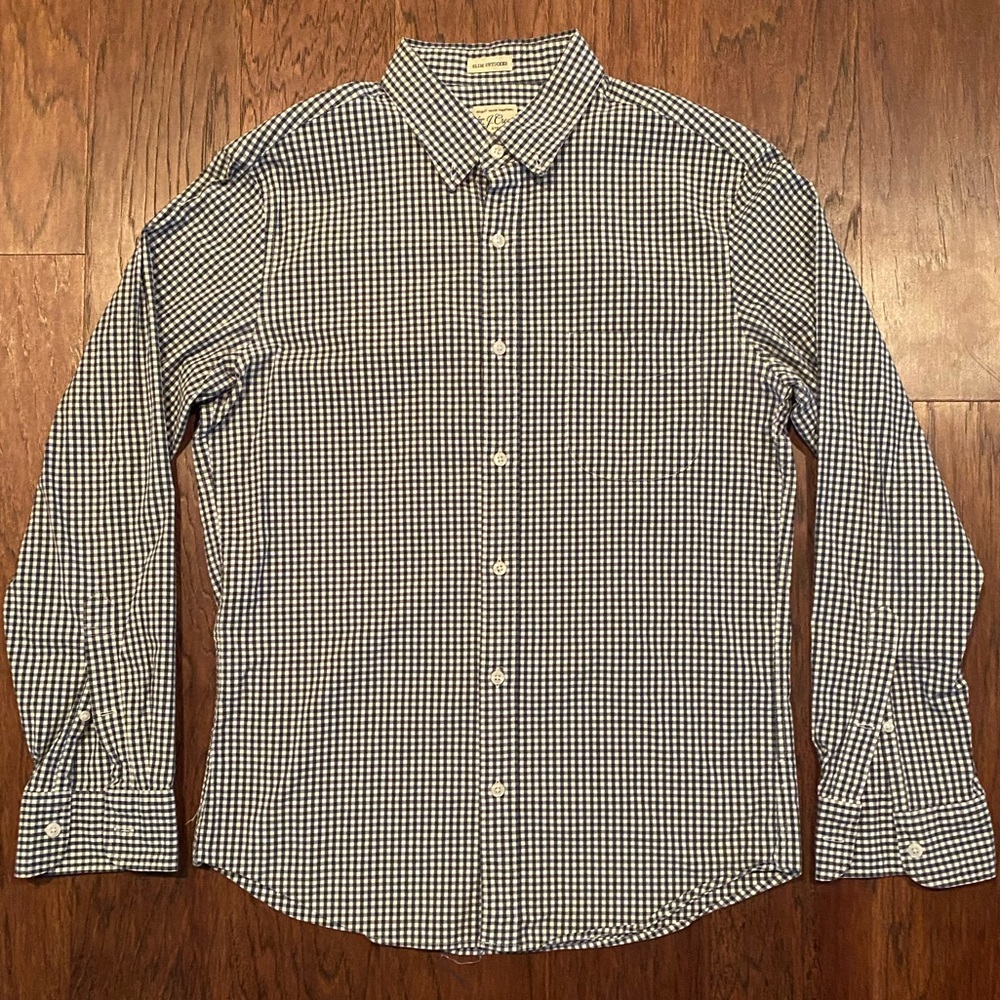 J.Crew Men’s Long Sleeve Medium Casual Button Down Shirt